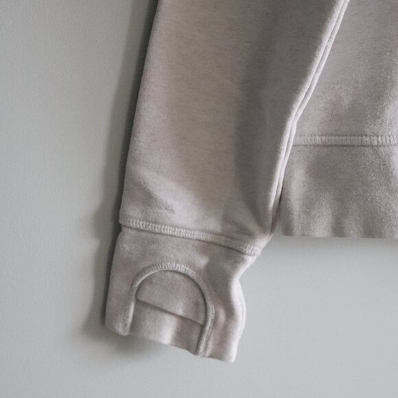 Lole Womens White Sz XXL Full Zip Comfy Athletic Casual Fleece Hooded Sweater - Picture 8 of 14